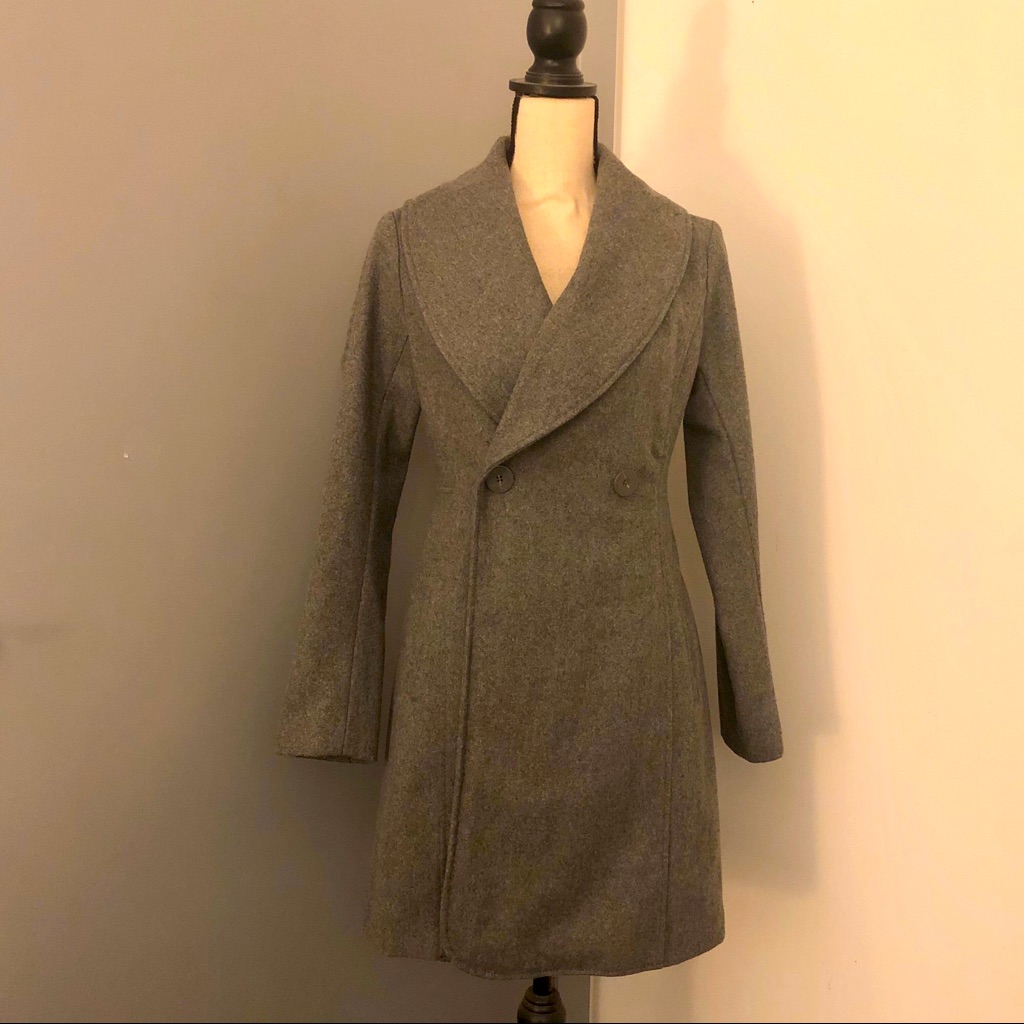 Gap Gray Wool Coat